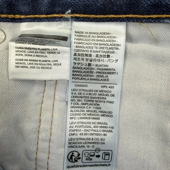 Levis 517 Jeans Mens 40x34 Blue Bootcut Denim Medium Wash Classic Fit **38x34** - Picture 13 of 16